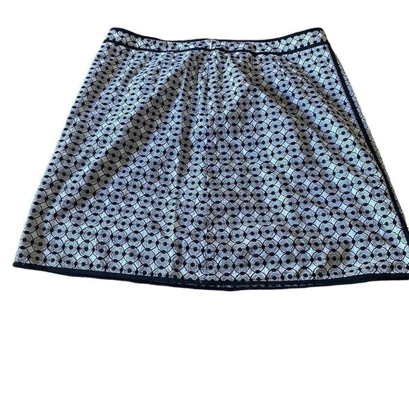 Talbot A-line Black/White Circle Design Sz 16 - Picture 1 of 7